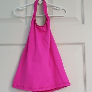 Hot pink halter dance/athletic top💗